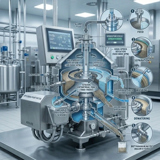 Working Principle of Industrial Centrifuges