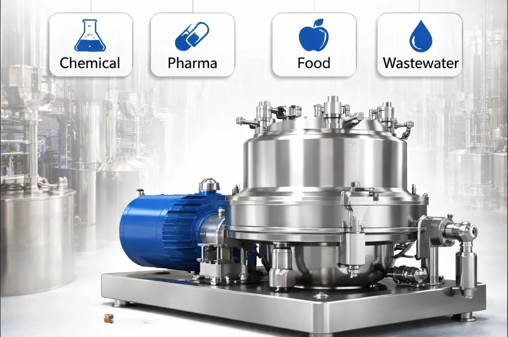 Industrial Centrifuge Machine for Pharma and Chemical Industries