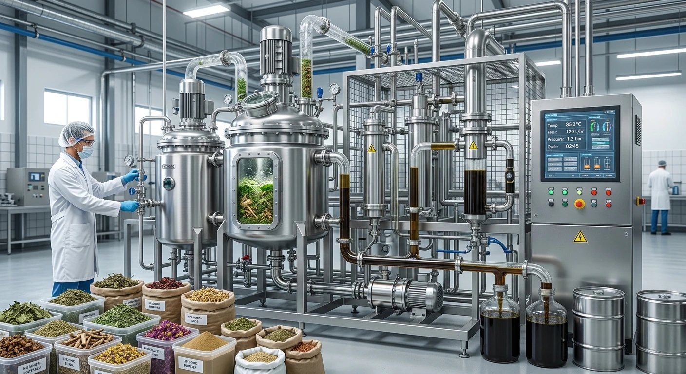 Herbal Extraction Machine Manufacturer, Supplier & Exporter